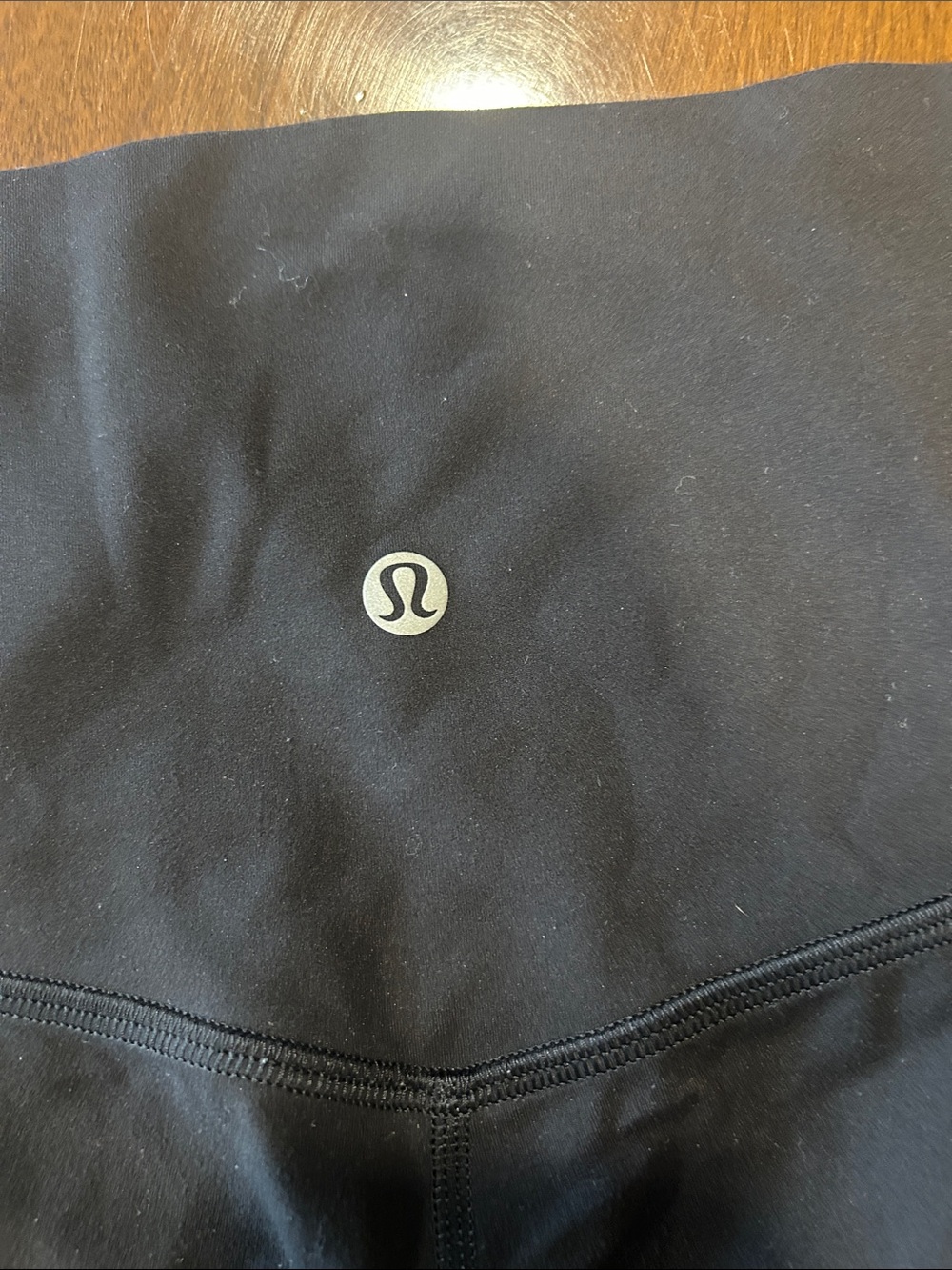 lululemon athletica Black Reflective Logo Leggings - Picture 2 of 9